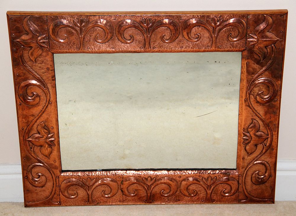 John Pearson Arts And Crafts Copper, Arts And Crafts Mirror