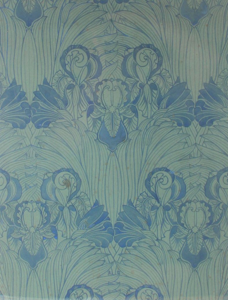 James Miles: Original Watercolour Design for Wallpaper or Fabric by ...